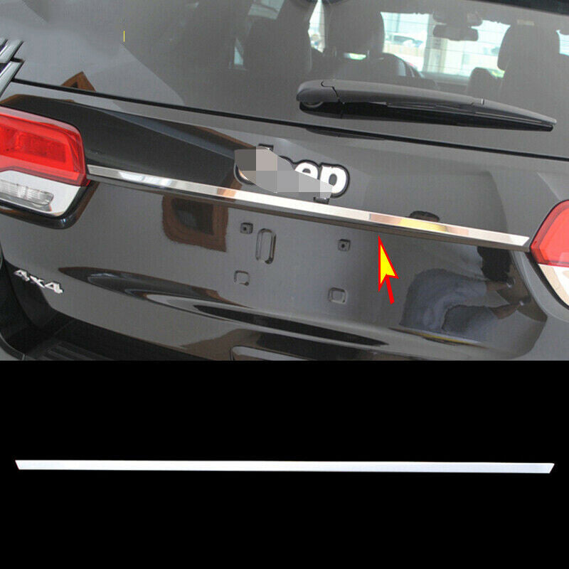 for Jeep Grand Cherokee 2014-20 Stainless Rear Door Trunk Gate Lid Molding Cover