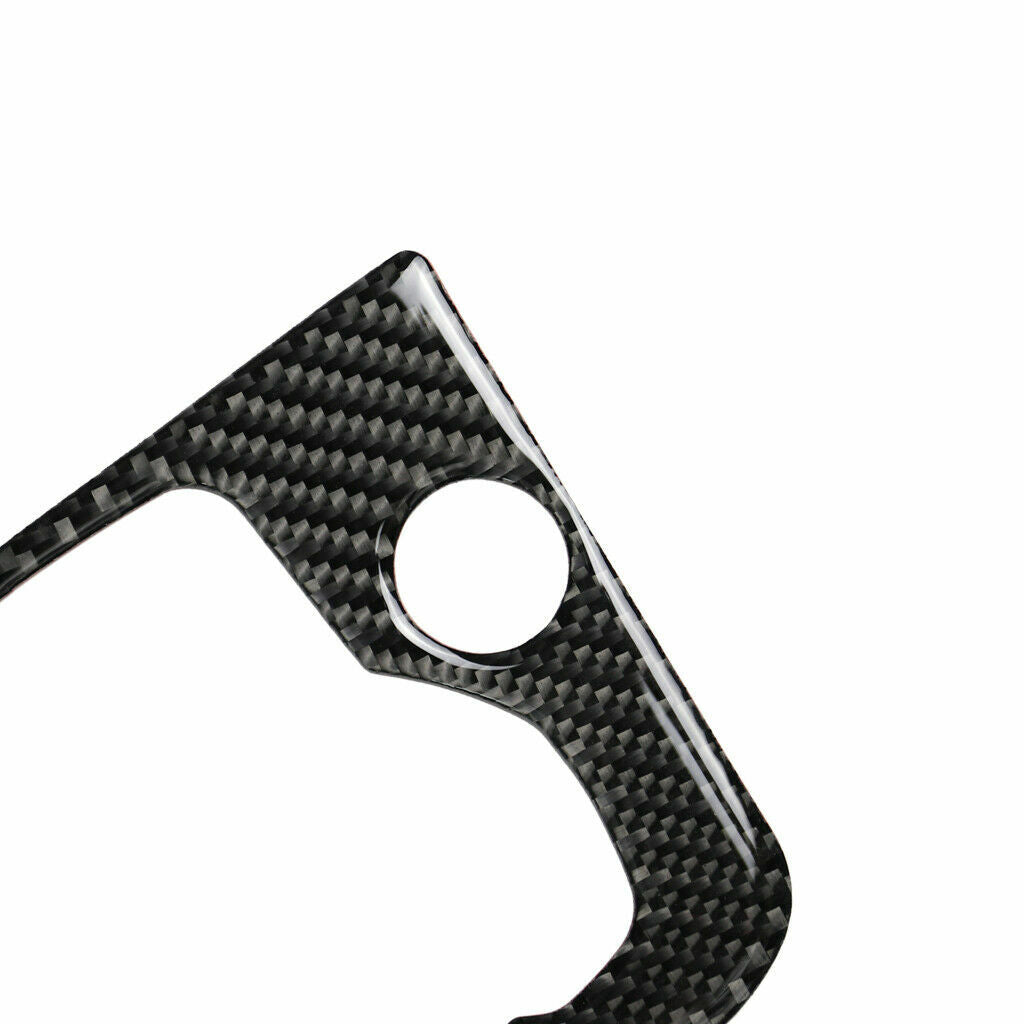 Carbon fiber interior multimedia panel cover trim suitable for Mazda 3 Axela 2013 - 2016
