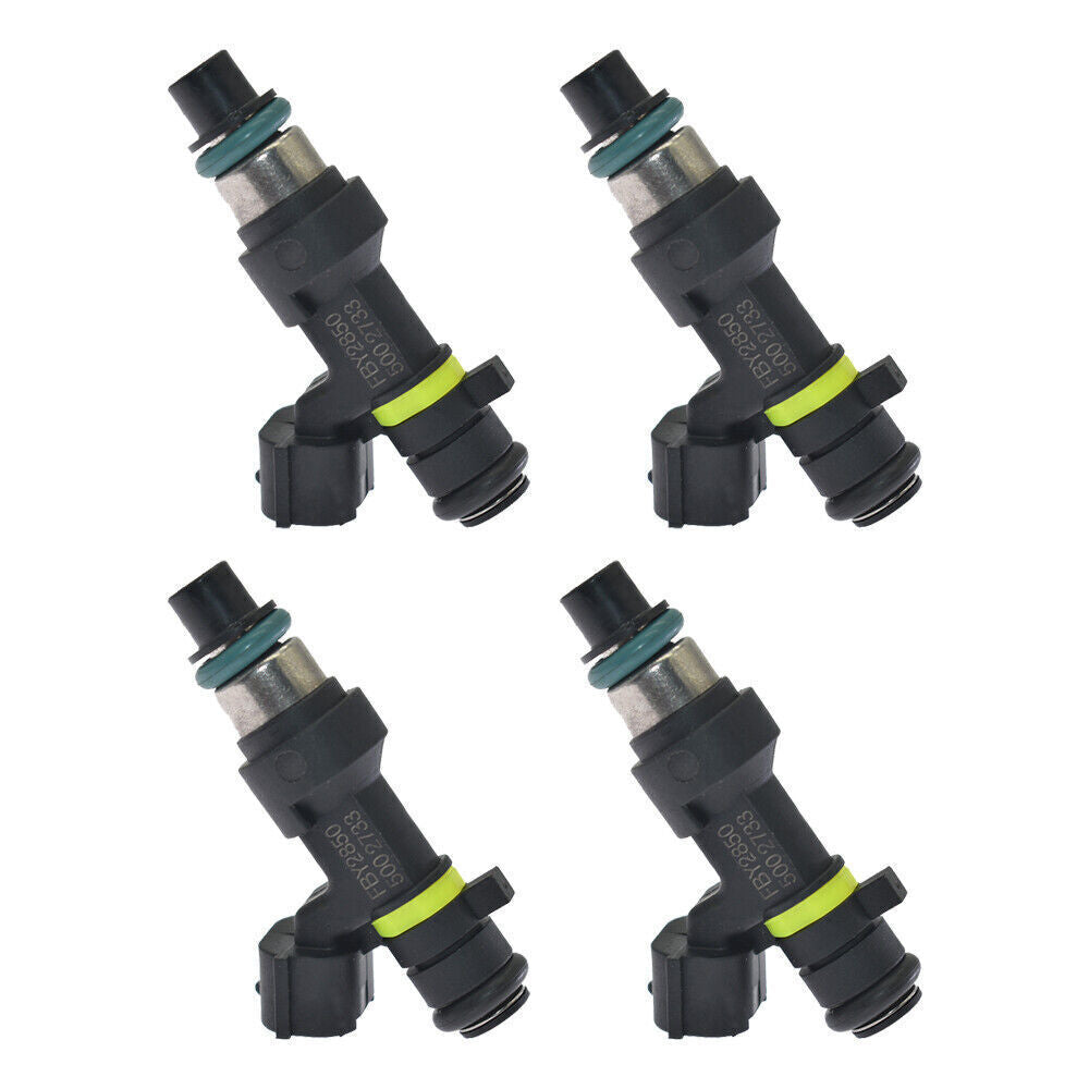 4Pcs Fuel Injector 16600-EN200 for Nissan Cube NV200 Sentra Versa Sedan 4-Door