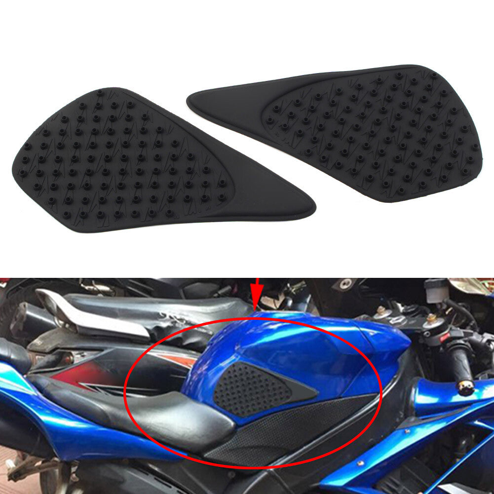 Tank Traction Side Pad Gas Fuel Knee Grip Decals for Yamaha YZF R1 2007-2008