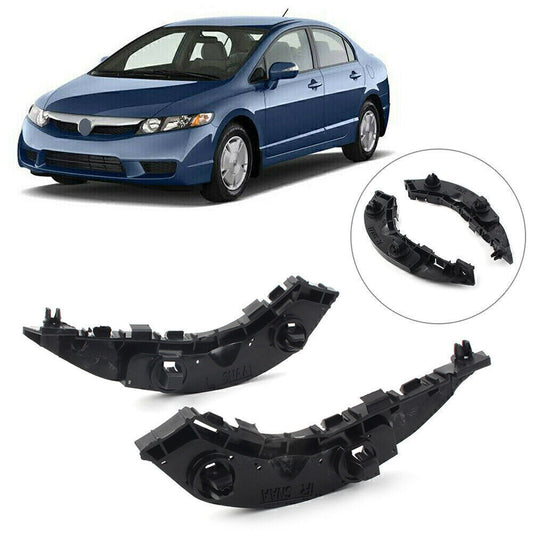 For 2006 2011 for Honda for Civic Sedan 2x Front Bumper Retainer Bracket Support LH RH