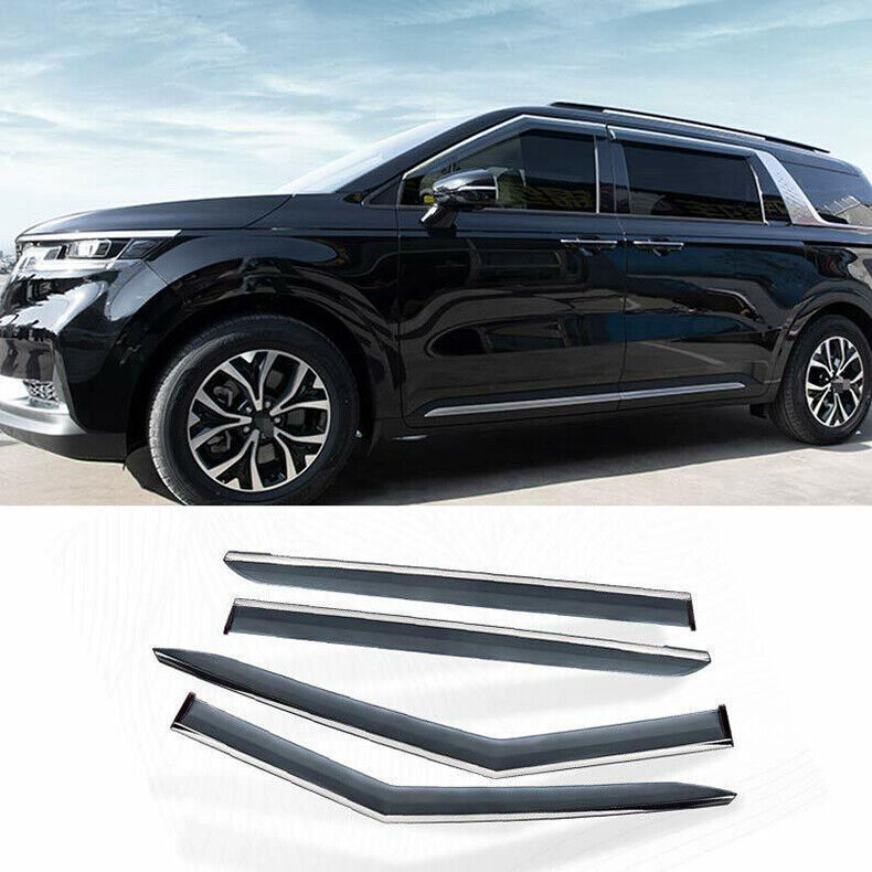for Kia Carnival 2022-23 Window Visor Vent Shade Sun Rain Guard Deflector Set 4x