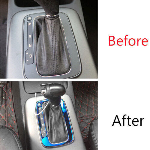 Console Gear Shift Frame Cover Trim Fit for Kia K3 Forte 2014-2016 Blue Titanium
