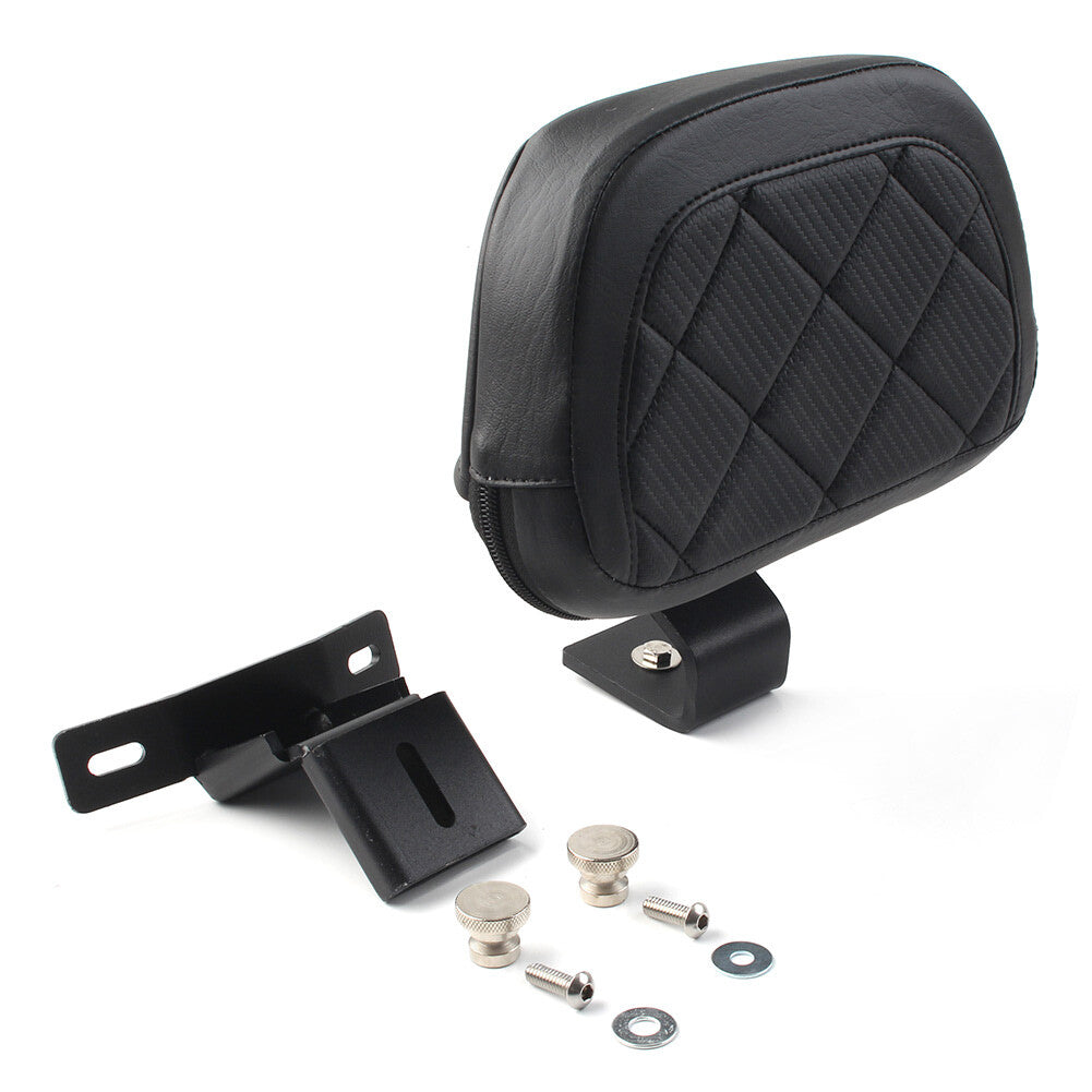 Front Driver Rider Backrest Stitching Pad for Harley Touring CVO Road Electra
