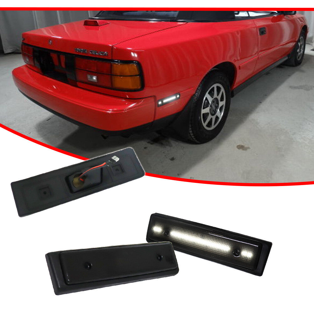 Suitable for 86-89 for Toyota Celica GT/GTS smoke camera, all-white LED rear side marker lights.