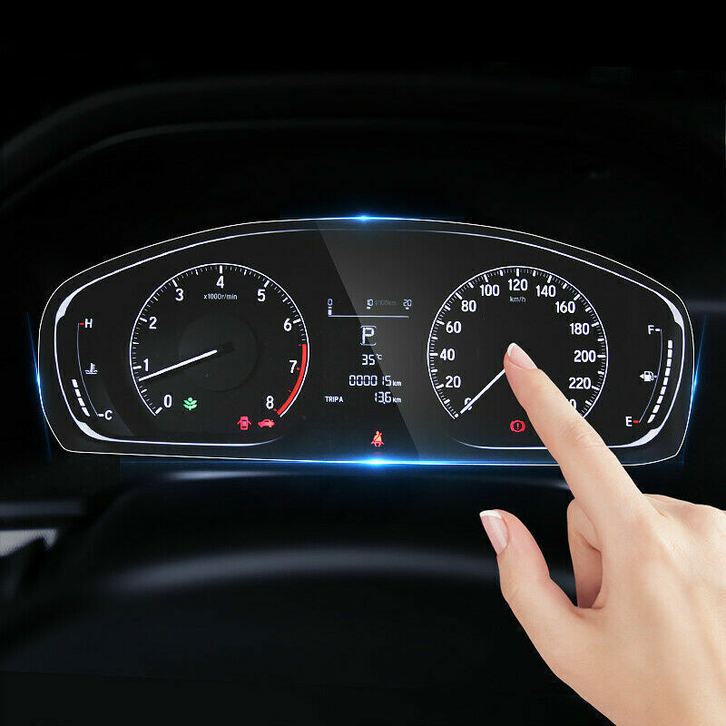 for Honda Accord 2018-2021 Car TPU Navigation Dashboard Sticker Protective Film