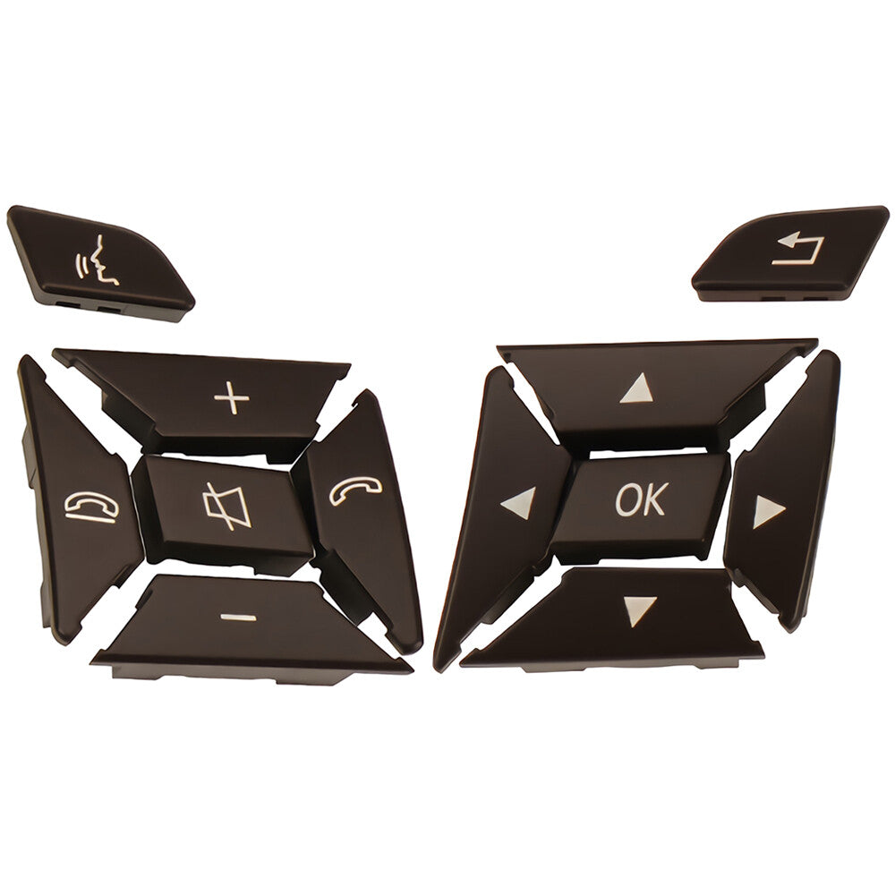 for Mercedes E-Class LeftRight Steering Wheel Control Button Multi Switch Brown