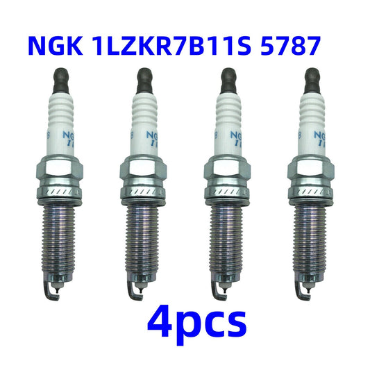 4-pack ILZKR7B11S 5787 laser iridium spark plugs recommended for Acura and for Honda .