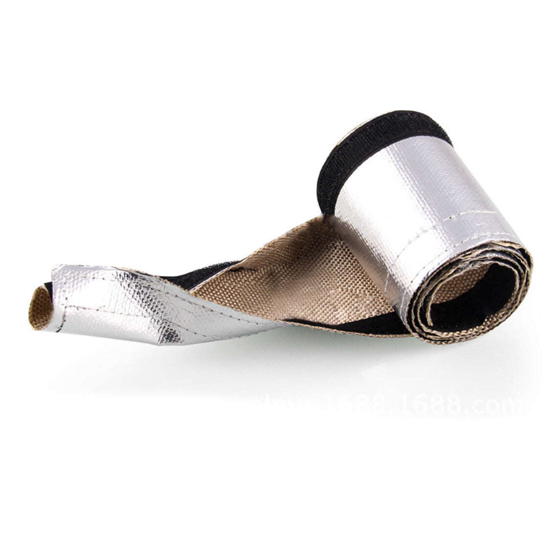 Car Fuel Lines Heat Shroud 3/8ID 3.2ft Aluminized Sleeving Insulated Shield et