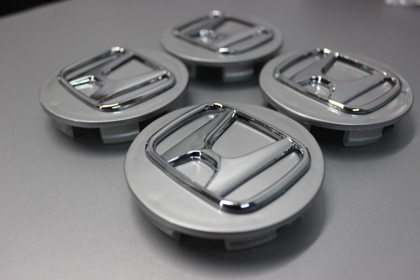 (4) for Honda silver wheel center caps conform to for CIVIC CRRV 69 mm/2.75 all-new