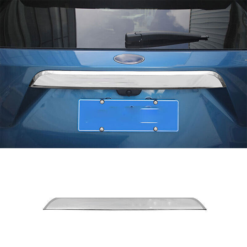 for Ford Explorer 2020-2023 Chrome Steel Rear Trunk Tailgate Moulding Cover Trim