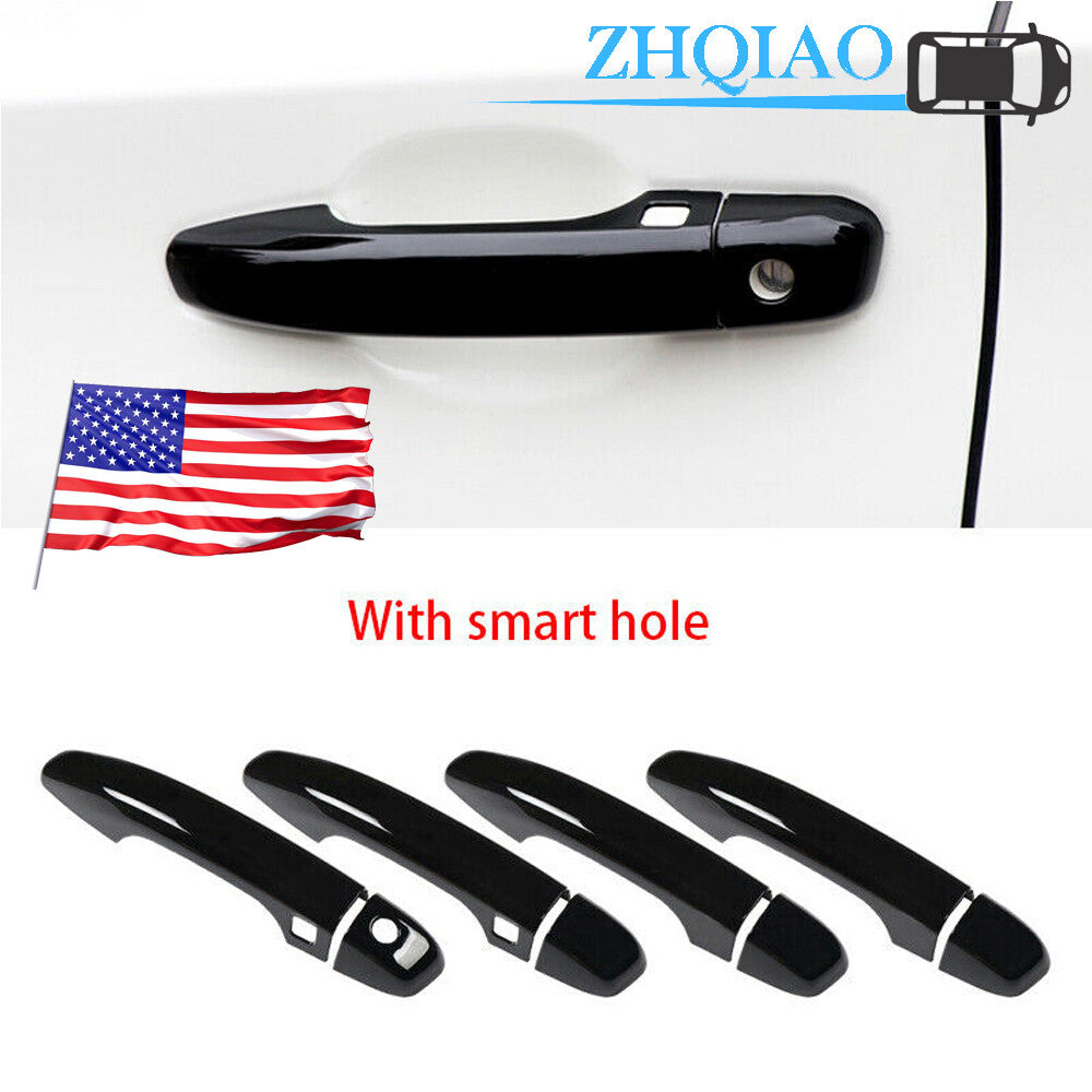 For 2018-2022 for Honda Accord GLOSS BLACK Door Handle Covers WITH Front Smartkey