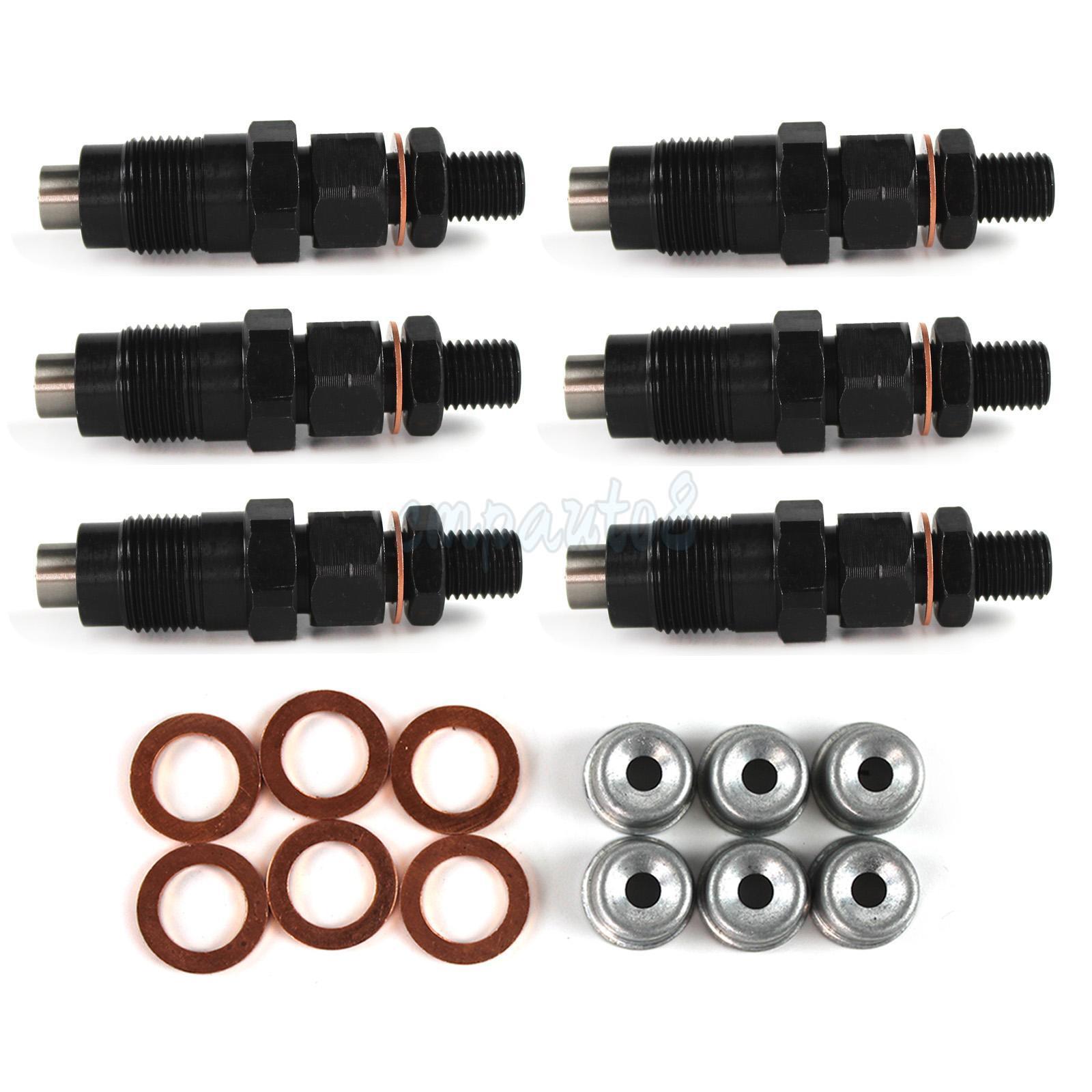 Fuel Injector Set Fit for Nissan Patrol GU Y61 TD42 TD42T Engine Injector 6pc US