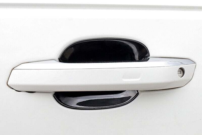 Fit for Audi A4 2017-2024 ABS Black Side Door Handle Bowl Molding Cover Trim 8X