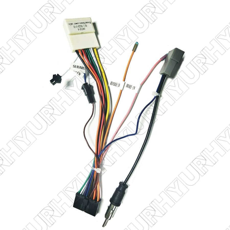 Car Stereo 20 PIN Wiring Harness Connector Adapter Android Power Cable Harness
