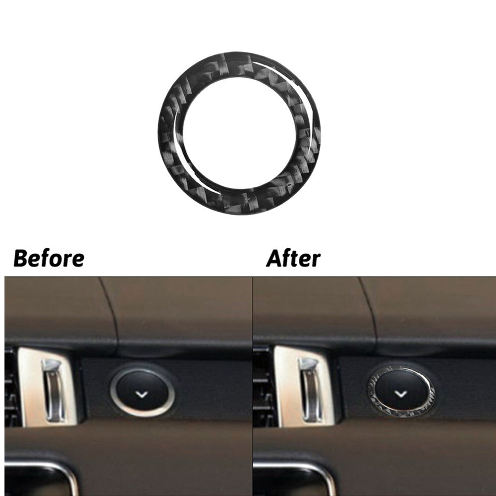 Carbon Fiber Glove Box Switch Cover Trim For Land for Range Rover Sport 2014-2017