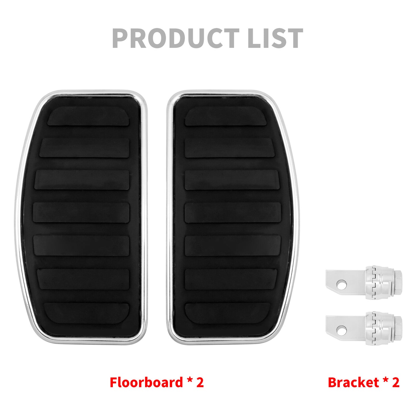 Rider Passenger Floorboard Footboard Fit For VTX1300 VTX1800 SHADOW VT750 04-12