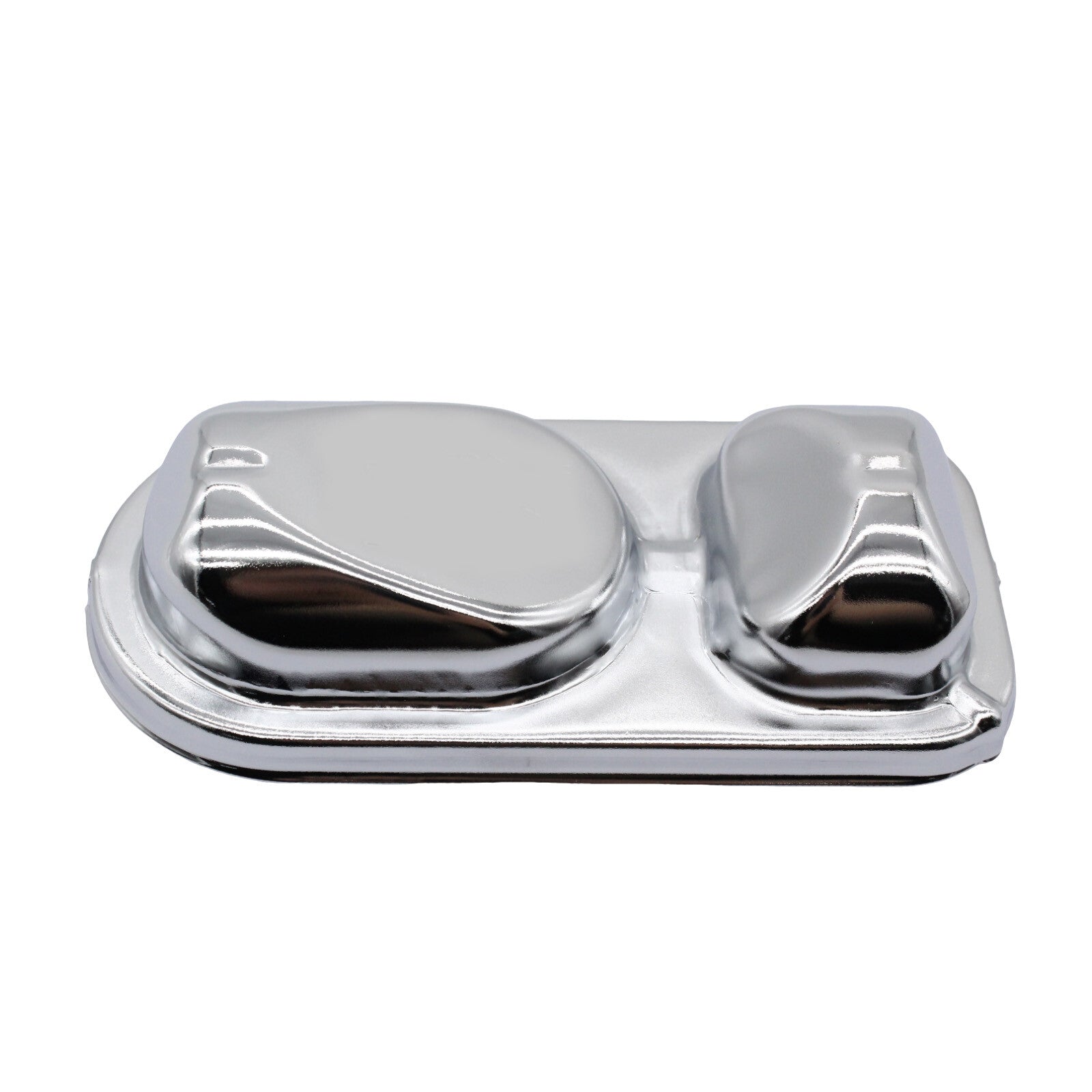 1PC CHROME STYLE MASTER CYLINDER With Single Bail Cover Cap for FORD 197 3-1983