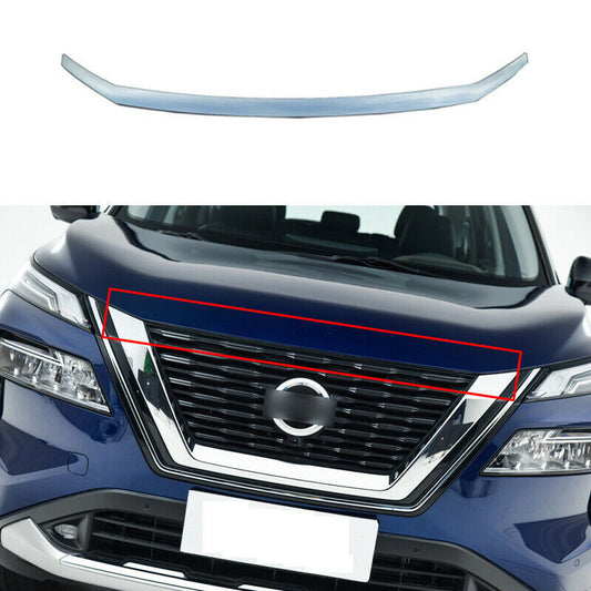 for Nissan Rogue 2021-2023 Chrome Front Hood Bonnet Lip Molding Strip Cover Trim