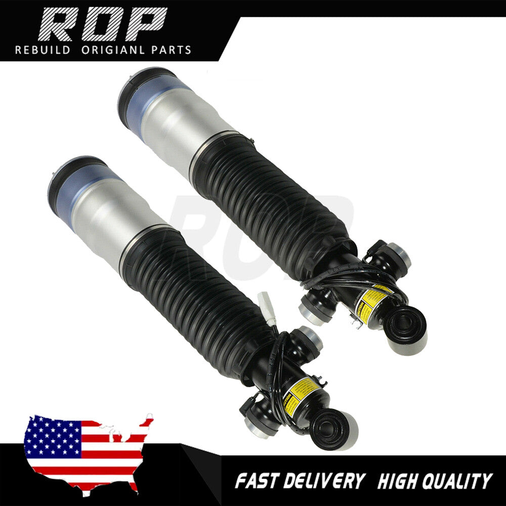 Pair Rear Air Suspension Shock Struts Fit for BMW F01 F02 740i 750i 760i xDrive 2WD