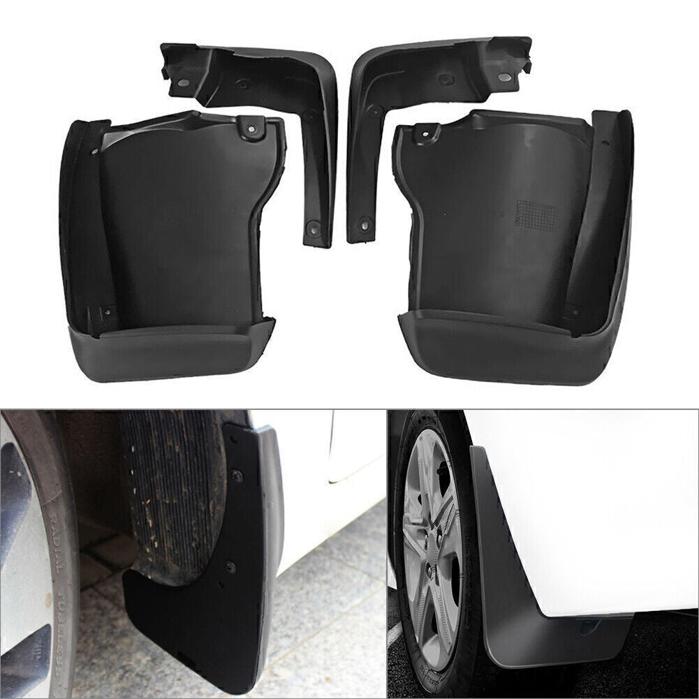 for Honda Accord 4 Door Sedan 2008 - 12 Mud Flaps Mudguards Splash Guards Black