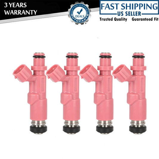 4x Fuel Injectors Fit for Toyota Tacoma 4Runner 2.4L 2.7L 23250-75080 1998-2004