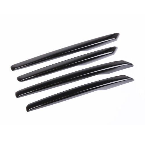 ABS Black Front Fog Lamp+Side Fender Air Vent Trim for Range Rover Sport 14-2017