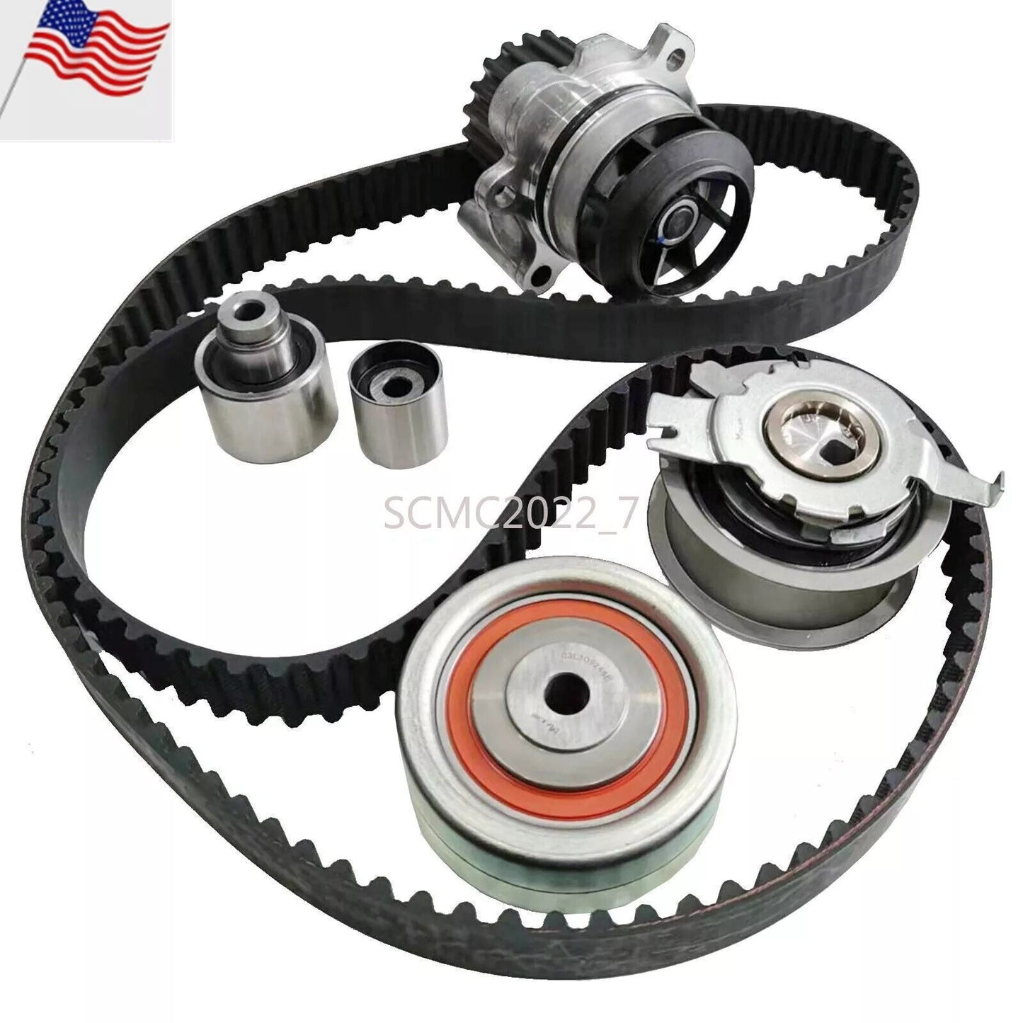 Diesel Water Pump Timing Belt Set for VW for Golf for Jetta for Tiguan for AUDI A3 A5 03L198119F