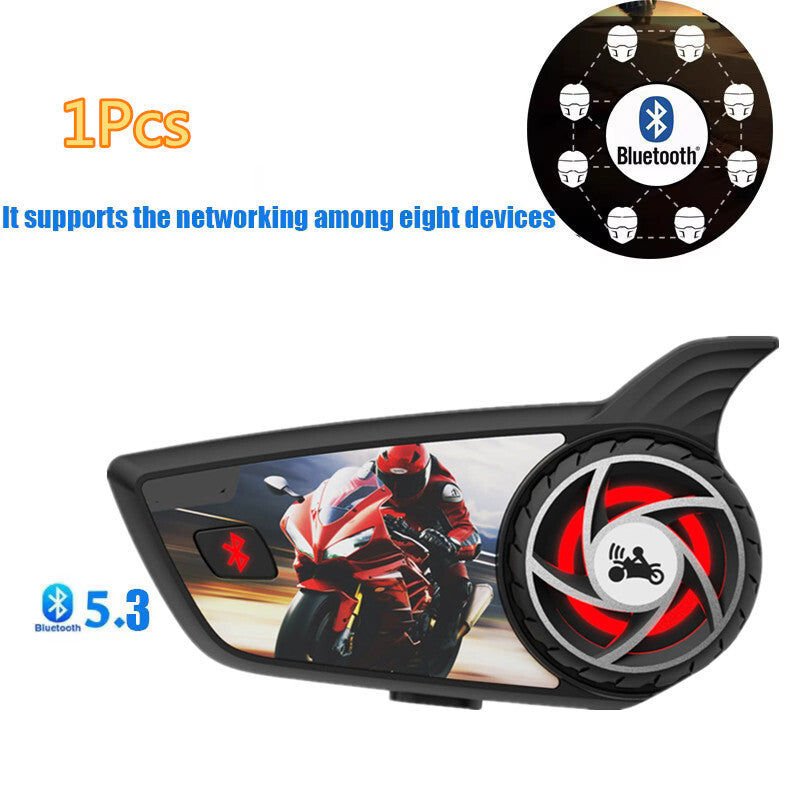 Motobike Earphones Helmet Headset Bluetooth 5 Headphones Wireless Stereo Earbud