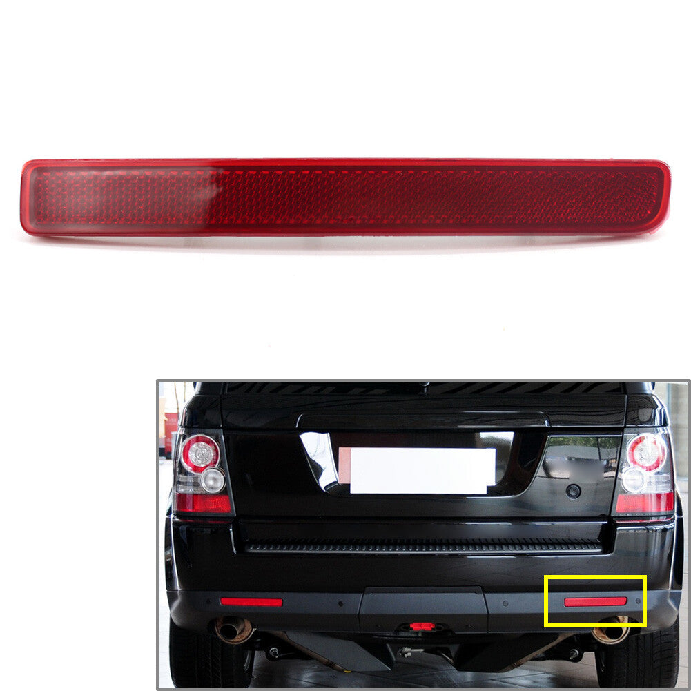 Rear Bumper Reflector Red Lens Warning Strip Right for Land Rover Discovery 3 4