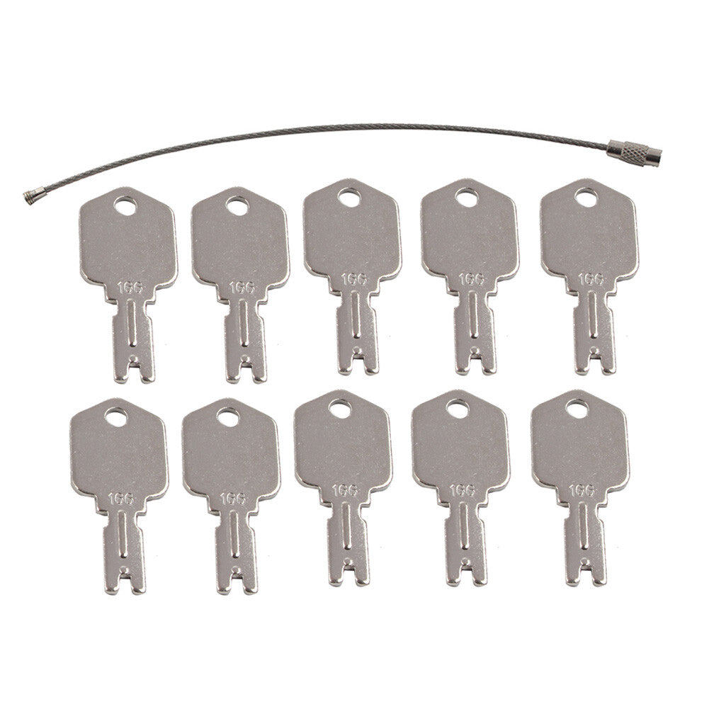 10¢ª Gabelstaplerausr¨¹stung Z¨¹ndschl¨¹ssel f¨¹r Hyster 166 186304 51335040 A214062
