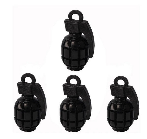 4-piece car tire valve cover rod air dust cover dustproof gray bomb suitable for Mercedes-Benz