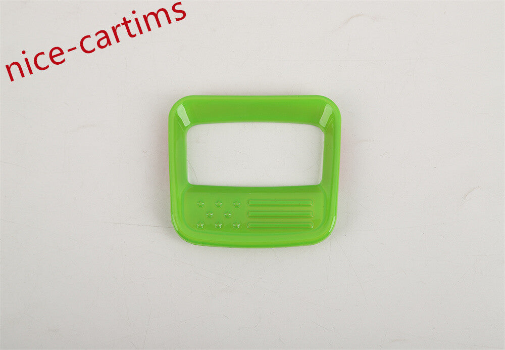 Fit for Ford Bronco 2021-24 Car Steering Wheel Bottom Panel Trim ABS Light Green