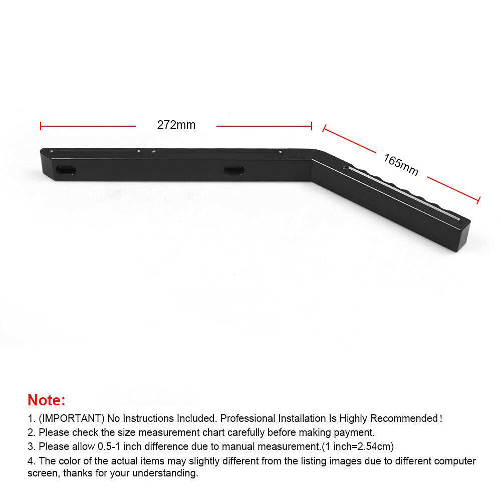 Black Aluminum Front + Rear Grab Handles Grip Bar for Jeep for Wrangler JK 2007-2018