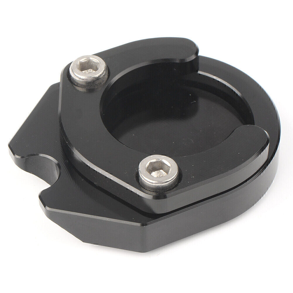 for Yamaha XMAX 125 400 NVX155 NMAX125 Foot Side Stand Plate Enlarger Pad BLACK