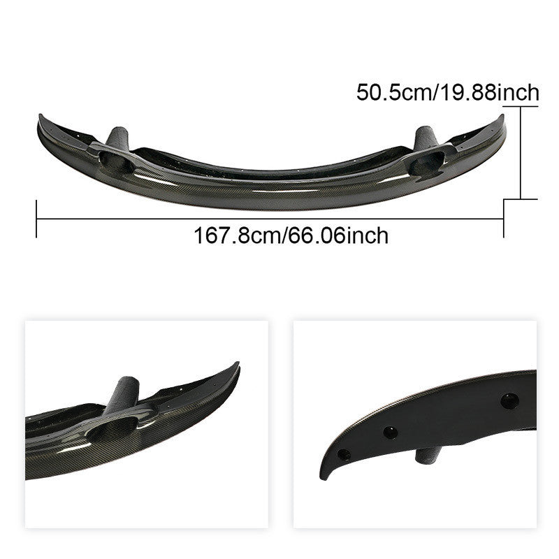 Carbon Fiber For 08-13 for BMW E92 E93 E90 M3 GT4 Style Front Bumper Lip Splitter