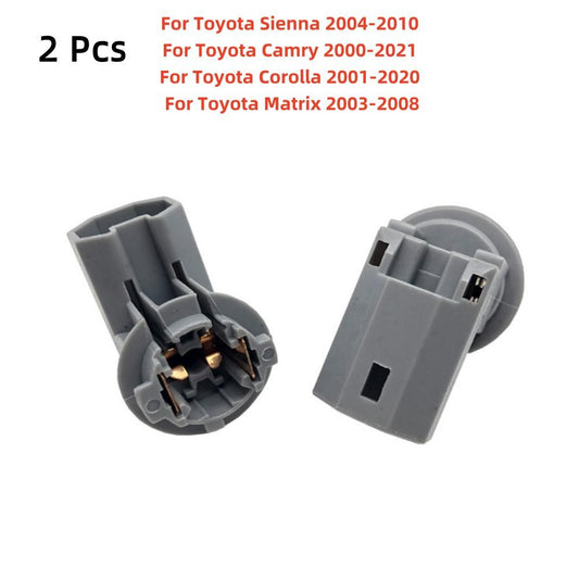 2PCS License Plate Lamp Bulb Socket for Toyota for Camry for Corolla Matrix for Lexus RX350