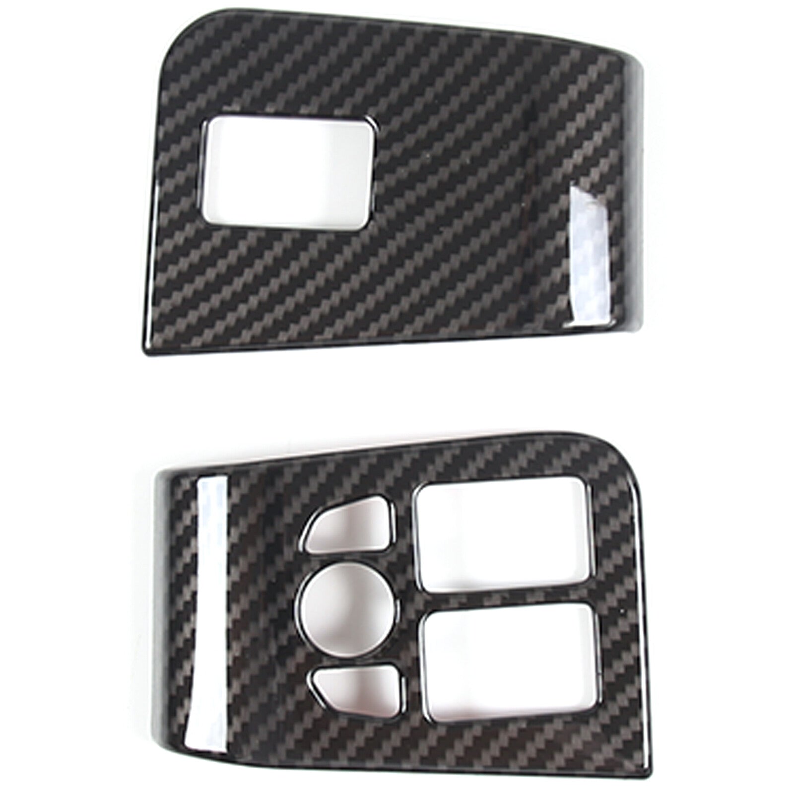 Matte black ABS door mechanical switch button decorative sticker for Corvette C8 20-23