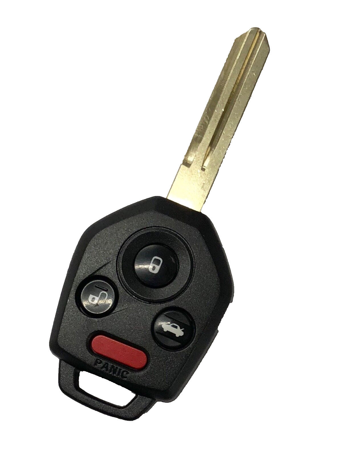 Electronic 4-Button Remote Control Head Keychain for 2008, 2009, and 2010 for Subaru Legacy