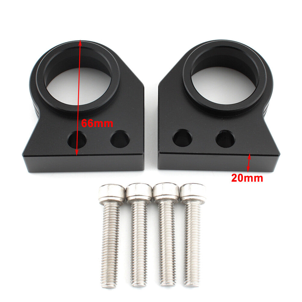 2¢ª HandleBar Riser Lenkerlift-Klemmadapter f¨¹r for Kawasaki ZZ-R600 1990¨C2007