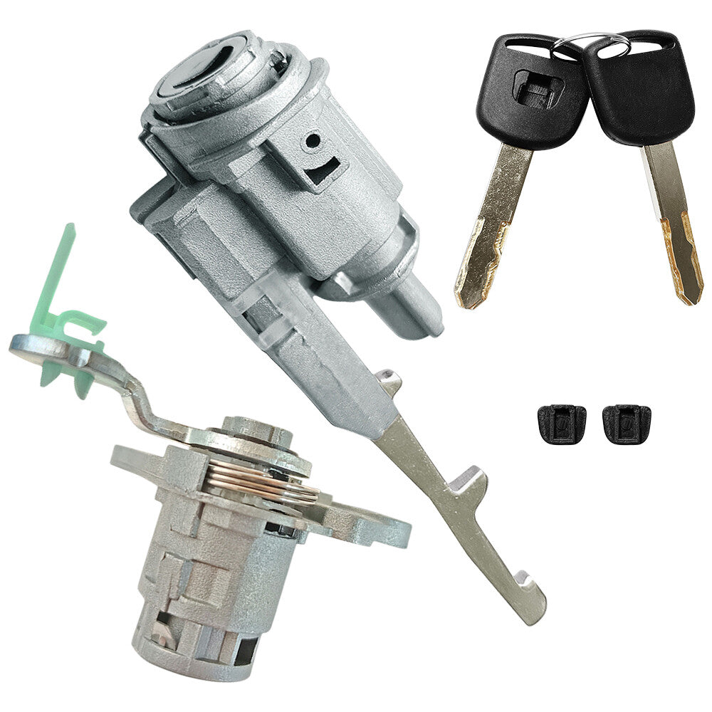 Ignition Switch Door Lock Cylinder Set Fit For Fit 2004 2005 2006 2007 2008