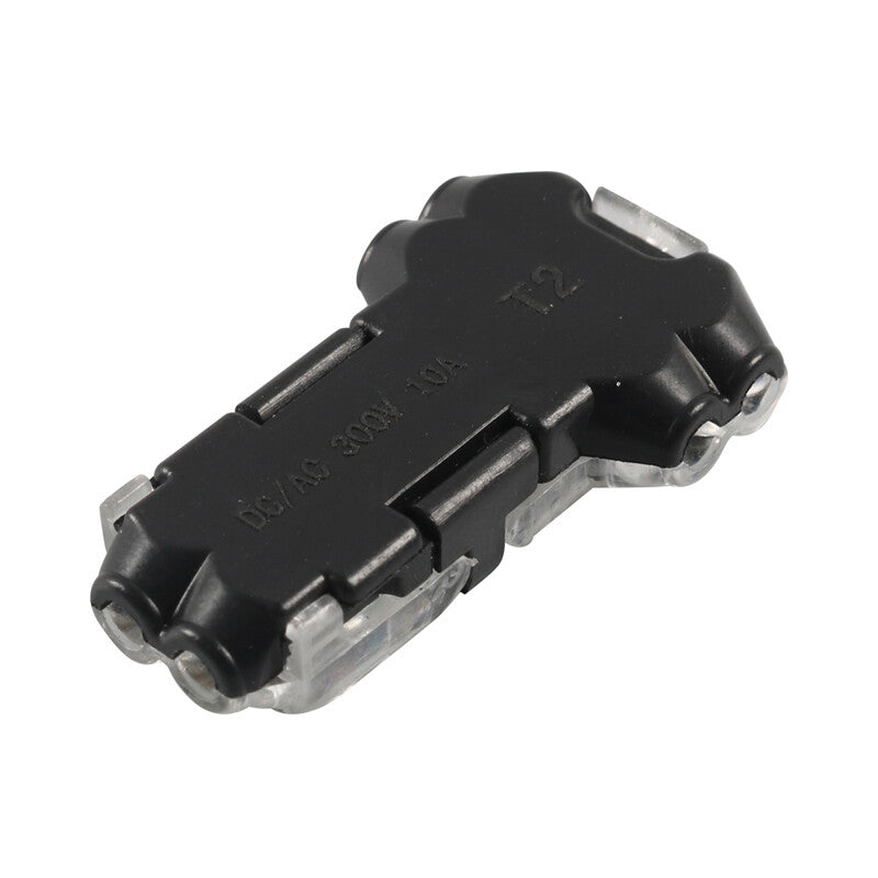 12-Piece Pack of T-Type Faucet Wire Connectors, 3-Way T-Type Solderless Wireless Stripping Parts