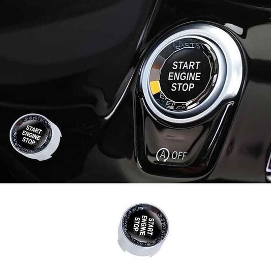 for BMW 5 Series G30 18-22 Start Button Ignition Switch ABS Silver Cover Trim