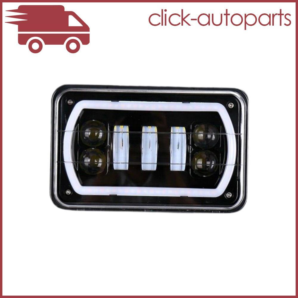 Fits for Mustang Electra LeSabre LED Headlight Hi-Lo Beam DRL Turn Single Light