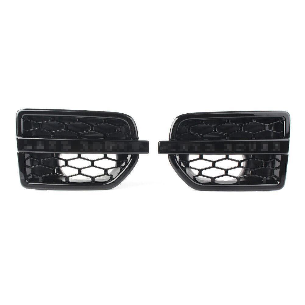 Plastic side grille, air intake, fender vents, black, suitable for 2010-2016 for Land Rover LR4.