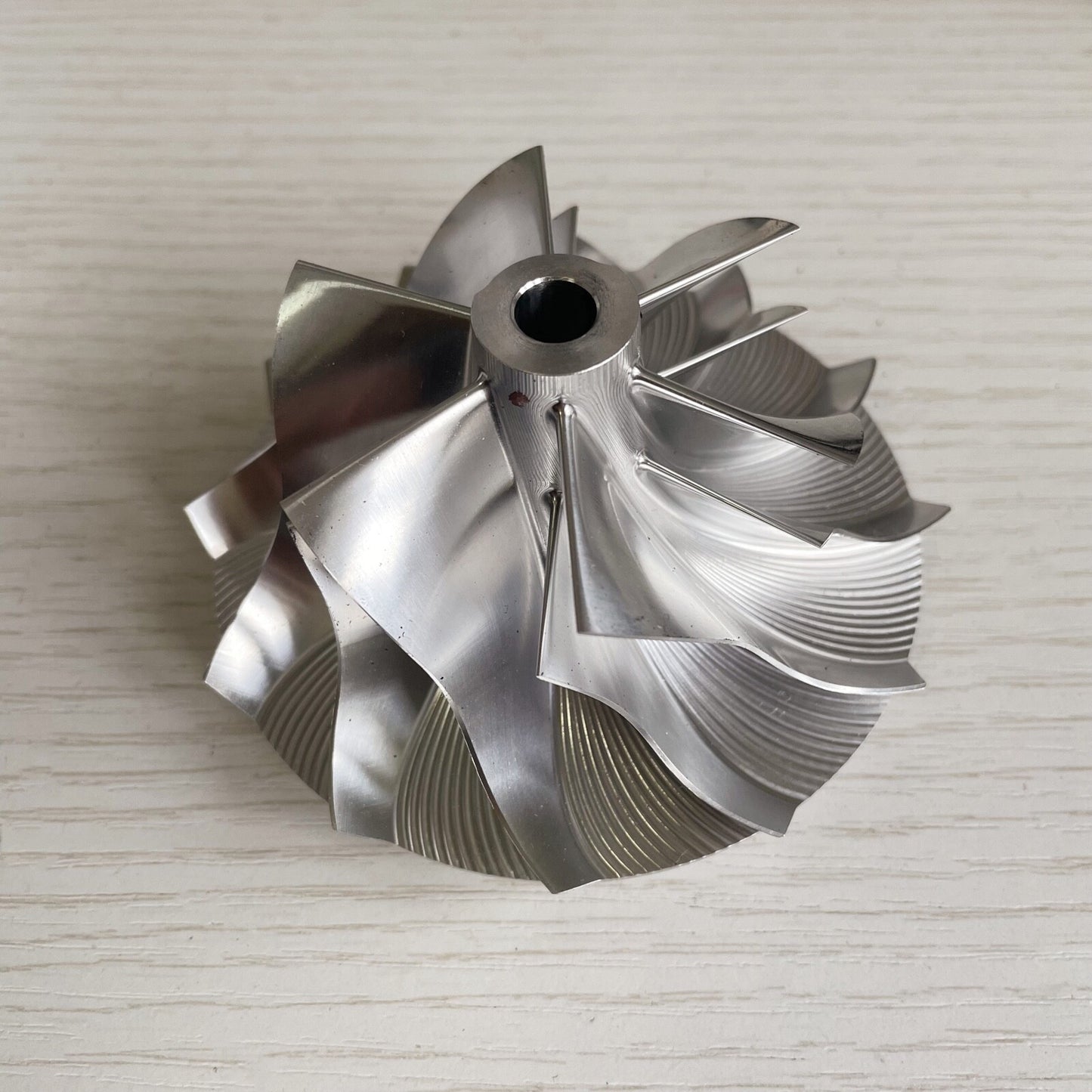 S300 173296 63.00/88.48 mm 6+6 Blade Turbine Milling/Burnt Compressor Wheel