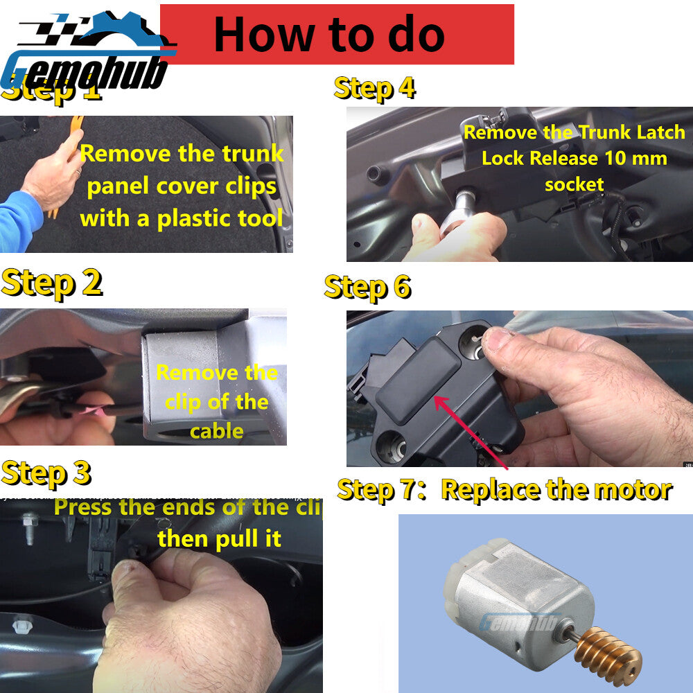 Power Trunk Lock Latch motor for 2000-2006 for Mini Cooper R50 R53