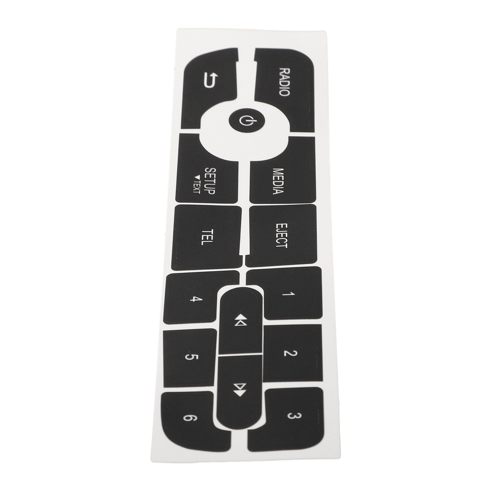 Replacement decals/stickers for Megane Master III CD radio audio buttons