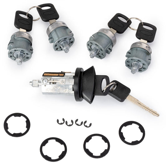 703369 Ignition Cylinder 4 Door Lock Set for Ford E Series Van E150 E250 E350