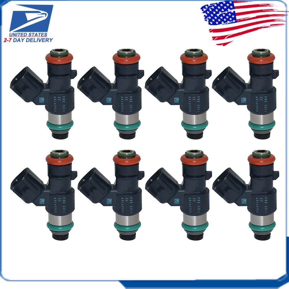 8x Fuel Injector for Sierra for GMC Silverado1500 for Yukon for Escalade 09-14 12609749